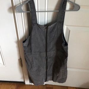 Corduroy jumper skirt